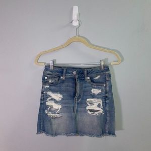 American Eagle denim mini skirt. Size 2.